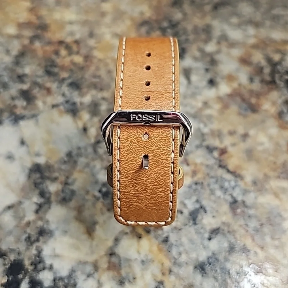 Fossil leather 